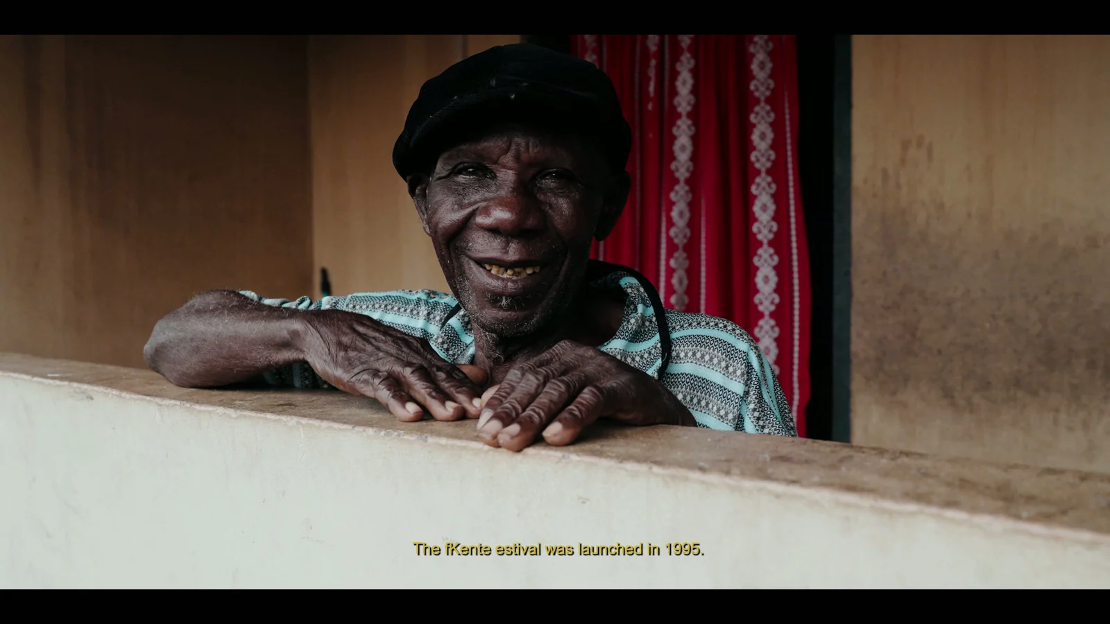 Elder featured in the Agotime Kpetoe Festival documentary